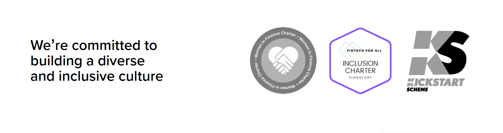 Funding Options careers diversity section
